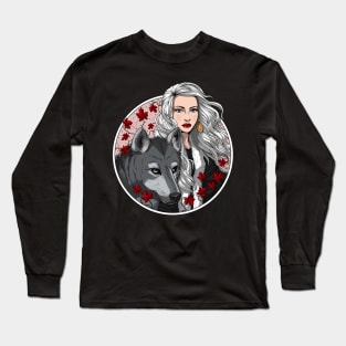 Forest Wolf Shaman Long Sleeve T-Shirt